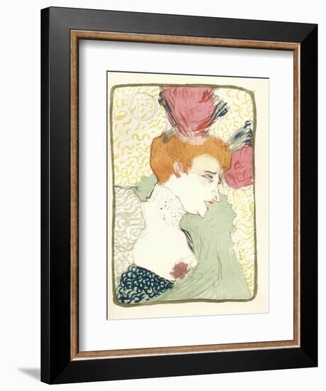 Mlle. Marcelle Lender En Buste-Henri de Toulouse-Lautrec-Framed Giclee Print