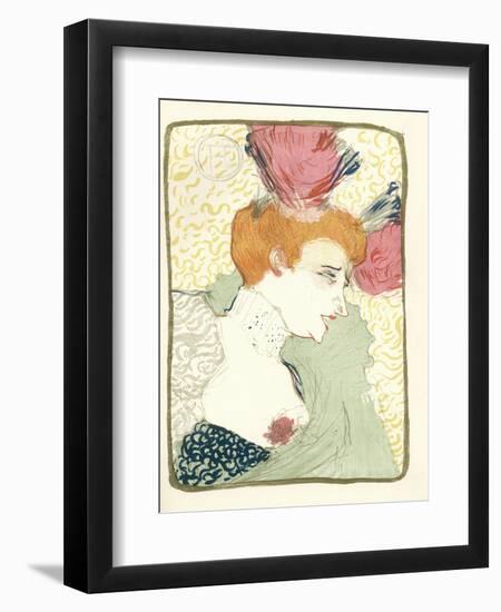 Mlle. Marcelle Lender En Buste-Henri de Toulouse-Lautrec-Framed Giclee Print