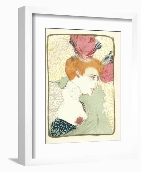 Mlle. Marcelle Lender En Buste-Henri de Toulouse-Lautrec-Framed Giclee Print