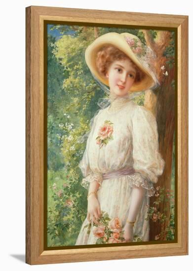 Mlle Printemps, 1910-Emile Vernon-Framed Premier Image Canvas