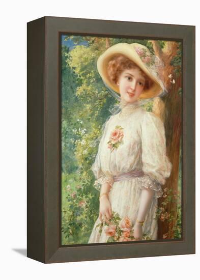 Mlle Printemps, 1910-Emile Vernon-Framed Premier Image Canvas