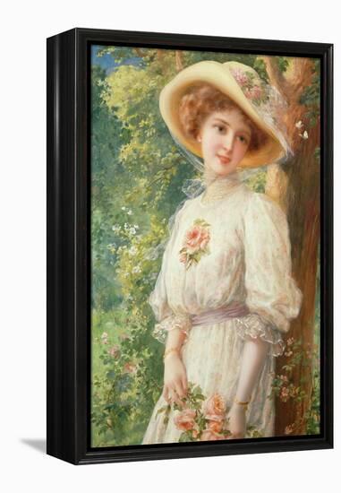 Mlle Printemps, 1910-Emile Vernon-Framed Premier Image Canvas