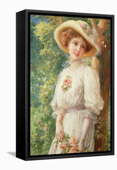 Mlle Printemps, 1910-Emile Vernon-Framed Premier Image Canvas