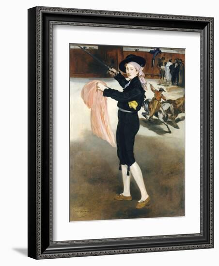 Mlle Victorine Meurent in the Costume of an Espada, 1862-Edouard Manet-Framed Giclee Print