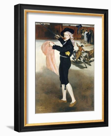 Mlle Victorine Meurent in the Costume of an Espada, 1862-Edouard Manet-Framed Giclee Print