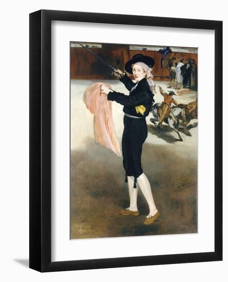 Mlle Victorine Meurent in the Costume of an Espada, 1862-Edouard Manet-Framed Giclee Print