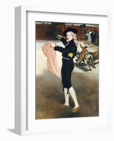 Mlle Victorine Meurent in the Costume of an Espada, 1862-Edouard Manet-Framed Giclee Print