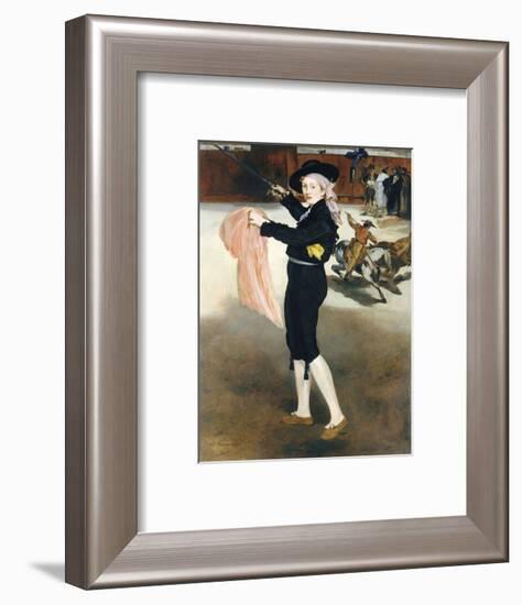 Mlle Victorine Meurent in the Costume of an Espada, 1862-Edouard Manet-Framed Art Print