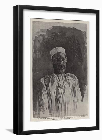 Mlozi, the Arab Leader in Nyasaland, Tried by a Council of Chiefs and Hanged-Harry Hamilton Johnston-Framed Giclee Print