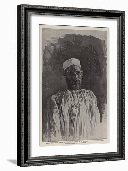 Mlozi, the Arab Leader in Nyasaland, Tried by a Council of Chiefs and Hanged-Harry Hamilton Johnston-Framed Giclee Print