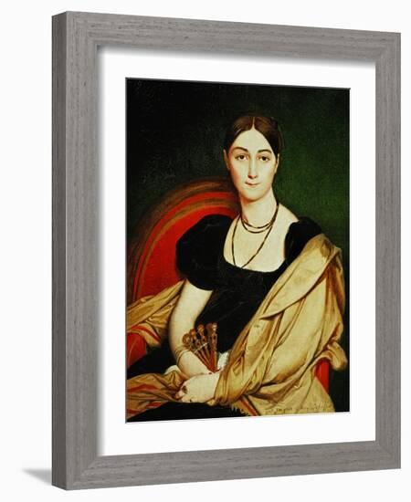 Mme. Antonia De Vaucay, 1807-Jean-Auguste-Dominique Ingres-Framed Giclee Print