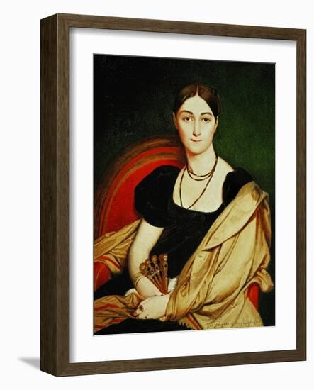 Mme. Antonia De Vaucay, 1807-Jean-Auguste-Dominique Ingres-Framed Giclee Print