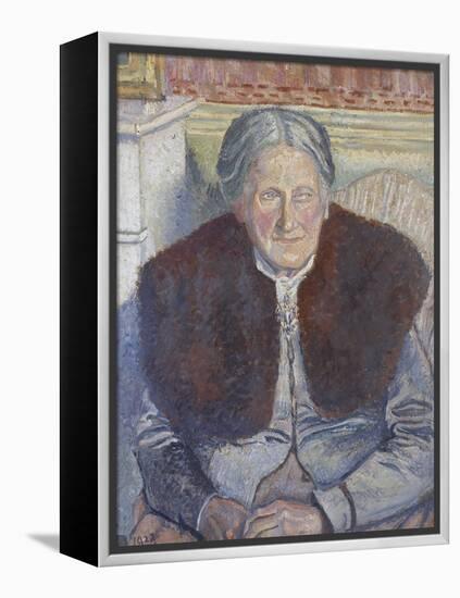 Mme Camille Pissarro, 1923 (Oil on Canvas)-Lucien Pissarro-Framed Premier Image Canvas