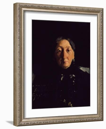 Mme. François Buloz, 1879-John Singer Sargent-Framed Giclee Print