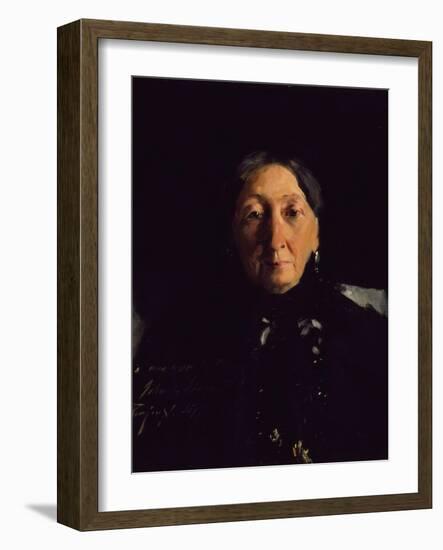 Mme. François Buloz, 1879-John Singer Sargent-Framed Giclee Print