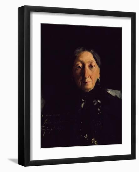 Mme. François Buloz, 1879-John Singer Sargent-Framed Giclee Print