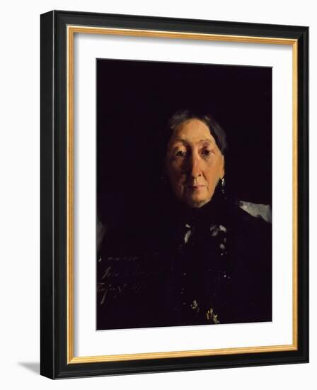 Mme. François Buloz, 1879-John Singer Sargent-Framed Giclee Print