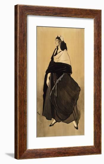 Mme Ida Rubinstein-Leon Bakst-Framed Premium Giclee Print