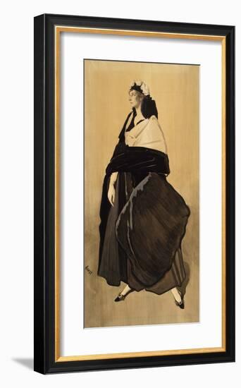 Mme Ida Rubinstein-Leon Bakst-Framed Premium Giclee Print