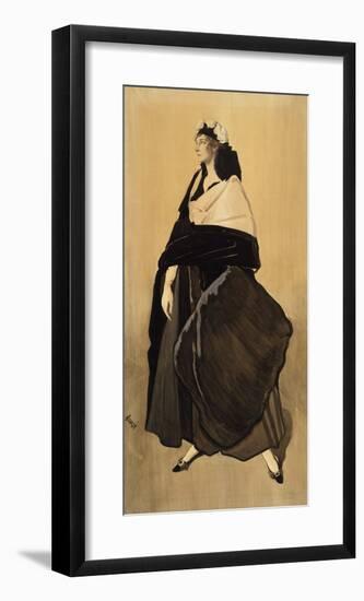 Mme Ida Rubinstein-Leon Bakst-Framed Premium Giclee Print