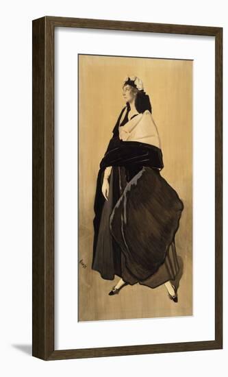 Mme Ida Rubinstein-Leon Bakst-Framed Premium Giclee Print