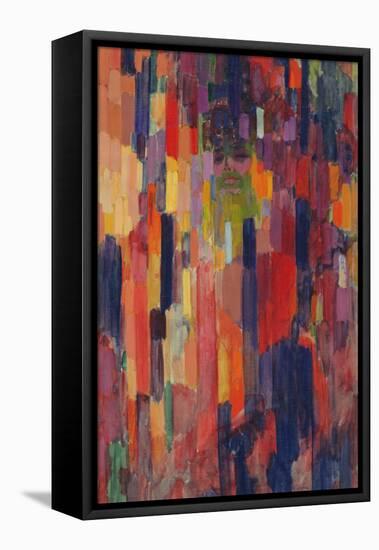 Mme Kupka among Verticals-Frantisek Kupka-Framed Premier Image Canvas