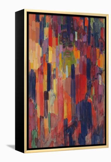 Mme Kupka among Verticals-Frantisek Kupka-Framed Premier Image Canvas