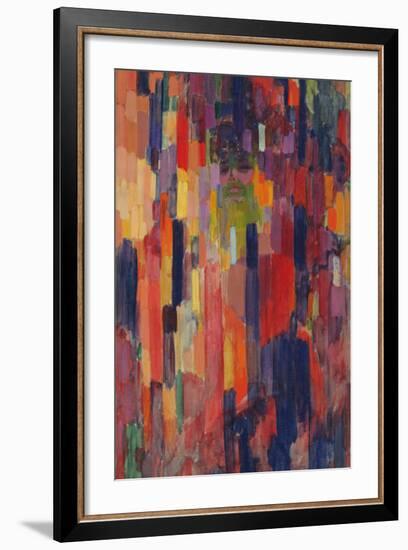 Mme Kupka among Verticals-Frantisek Kupka-Framed Giclee Print