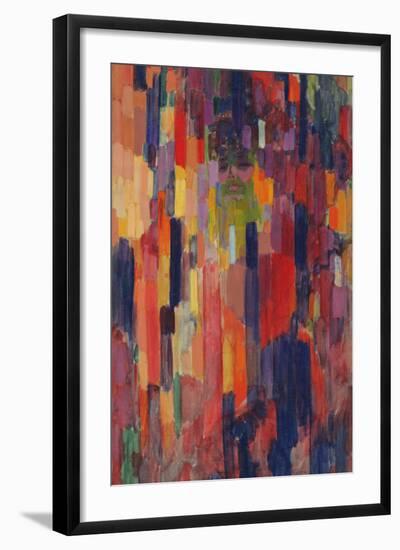 Mme Kupka among Verticals-Frantisek Kupka-Framed Giclee Print