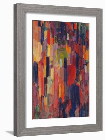 Mme Kupka among Verticals-Frantisek Kupka-Framed Giclee Print