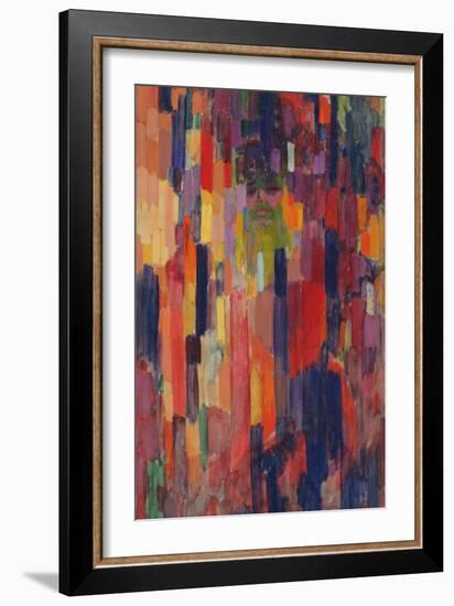 Mme Kupka among Verticals-Frantisek Kupka-Framed Giclee Print