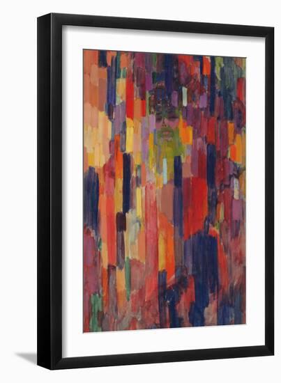 Mme Kupka among Verticals-Frantisek Kupka-Framed Giclee Print