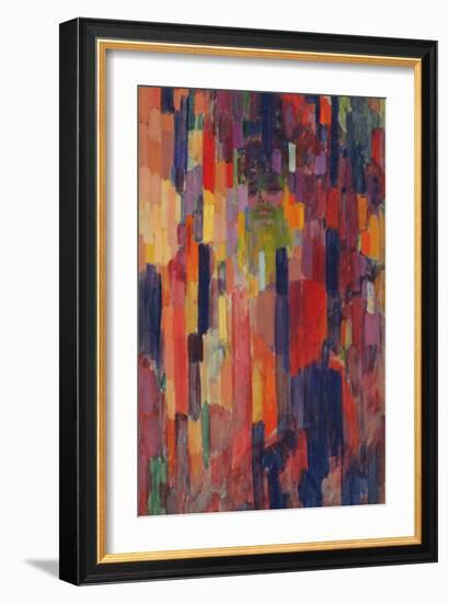 Mme Kupka among Verticals-Frantisek Kupka-Framed Giclee Print