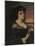 Mme L... (Laure Borreau), 1863 (Oil on Fabric)-Gustave Courbet-Mounted Giclee Print