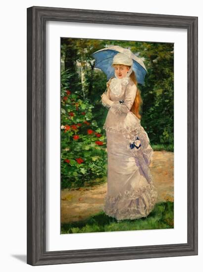 Mme. Valtesse de la Bigne. Oil on canvas (1889) 200 x 122 cm Inv. 20059.-Henri Gervex-Framed Giclee Print