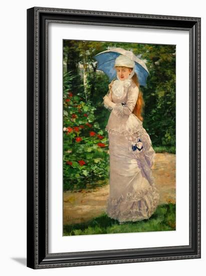 Mme. Valtesse de la Bigne. Oil on canvas (1889) 200 x 122 cm Inv. 20059.-Henri Gervex-Framed Giclee Print