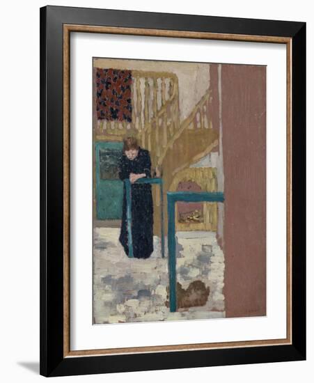 Mme Vuillard in a Set Designer's Studio, 1893-94-Edouard Vuillard-Framed Giclee Print