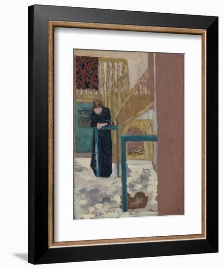 Mme Vuillard in a Set Designer's Studio, 1893-94-Edouard Vuillard-Framed Giclee Print