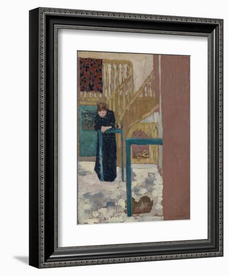 Mme Vuillard in a Set Designer's Studio, 1893-94-Edouard Vuillard-Framed Giclee Print