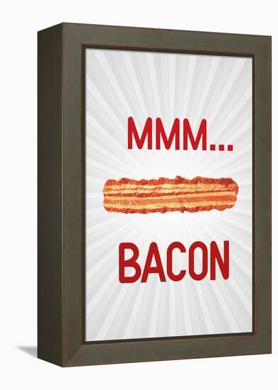 Mmmmm... Bacon-null-Framed Stretched Canvas