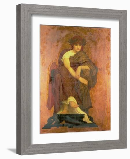 Mnemosyne, the Mother of the Muses-Sir Lawrence Alma-Tadema-Framed Giclee Print