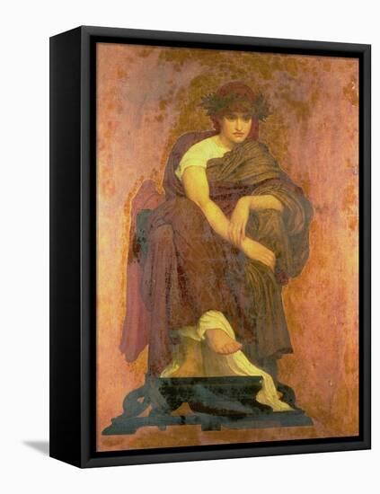 Mnemosyne, the Mother of the Muses-Sir Lawrence Alma-Tadema-Framed Premier Image Canvas