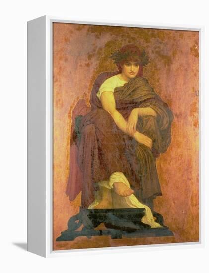 Mnemosyne, the Mother of the Muses-Sir Lawrence Alma-Tadema-Framed Premier Image Canvas