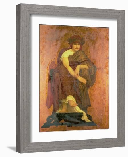 Mnemosyne, the Mother of the Muses-Sir Lawrence Alma-Tadema-Framed Giclee Print