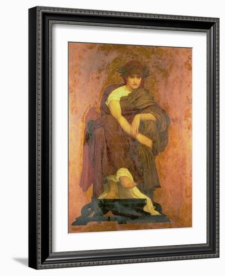 Mnemosyne, the Mother of the Muses-Sir Lawrence Alma-Tadema-Framed Giclee Print