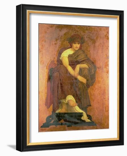 Mnemosyne, the Mother of the Muses-Sir Lawrence Alma-Tadema-Framed Giclee Print