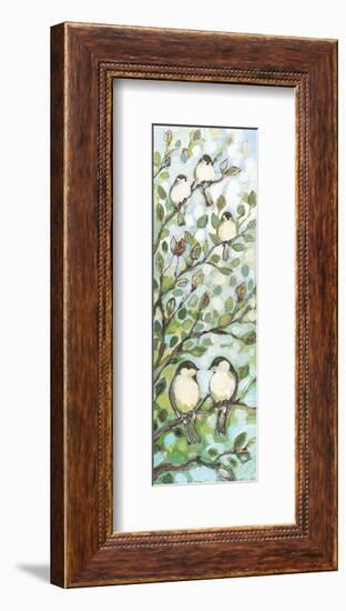 Mo’s Chickadees-Jennifer Lommers-Framed Art Print