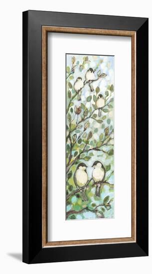 Mo’s Chickadees-Jennifer Lommers-Framed Art Print