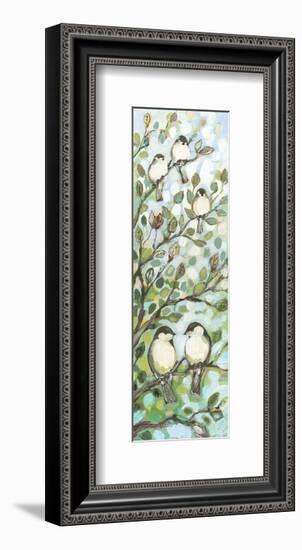 Mo’s Chickadees-Jennifer Lommers-Framed Art Print