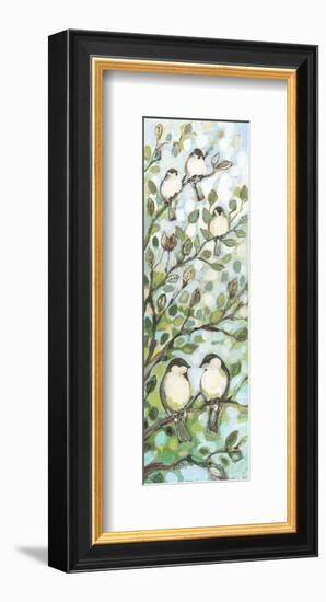 Mo’s Chickadees-Jennifer Lommers-Framed Art Print